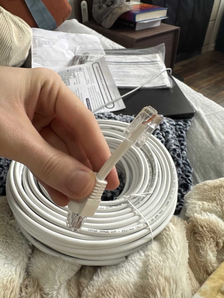 First Ethernet Cable Termination